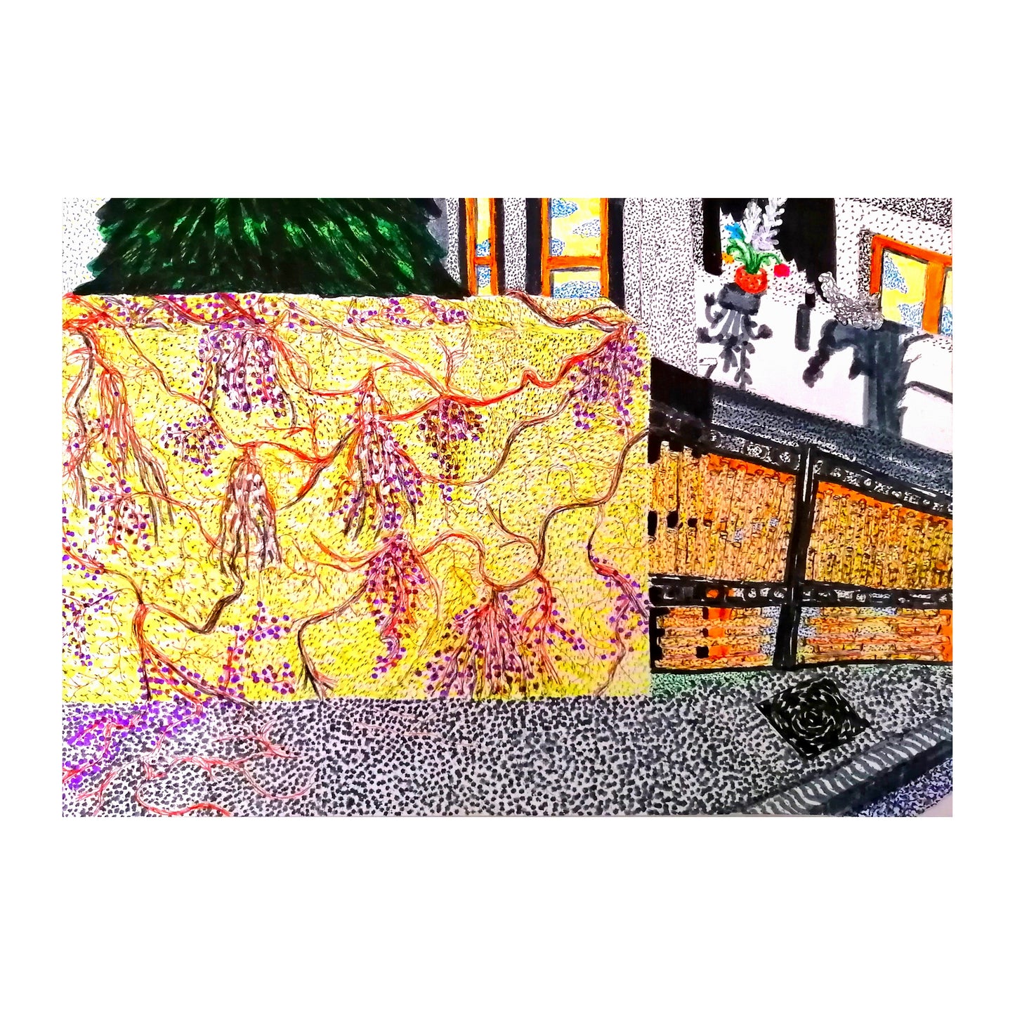 Old vines sur la maison bò kote’m