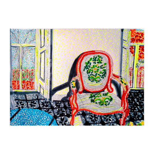 La chaise bò koté old windows